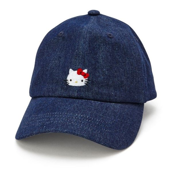 日本KITTY牛仔刺繡防曬遮陽帽311196通販屋