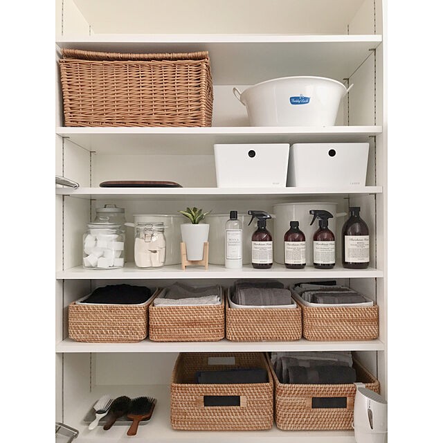 ニトリと無印におまかせ！洗面所で使いたい収納グッズ（RoomClip mag）