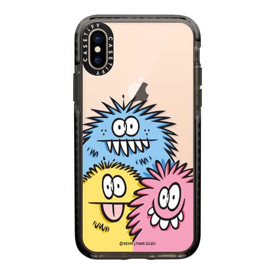 CASETiFY iPhone Xs Impact Case - Kevin Lyons- 3 Corner Monsters