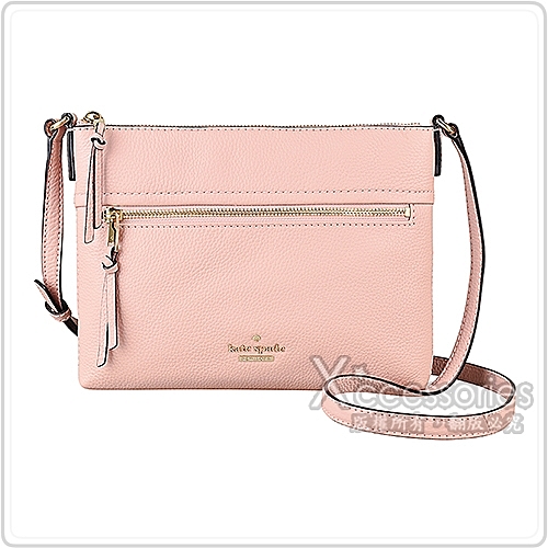 經典小黑桃金LOGO，美國時尚品牌n採用精緻牛皮製，以印花帆布內襯n可放10吋大小隨身物，氣質兼時尚