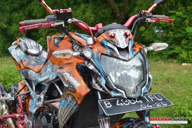  Kawasaki Z250 SL Berotot Grafis Techno