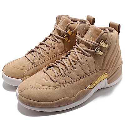 品牌: NIKE型號: AO6068-203品名: Wmns Air Jordan 12 Retro配色: 卡其色 米色特點: 休閒鞋 高筒 AJ12 喬丹 飛人 女 卡其 白