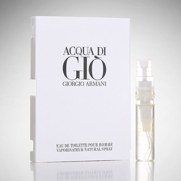 亞曼尼 gio 寄情水 男香噴式 試管小樣品香水 2ML