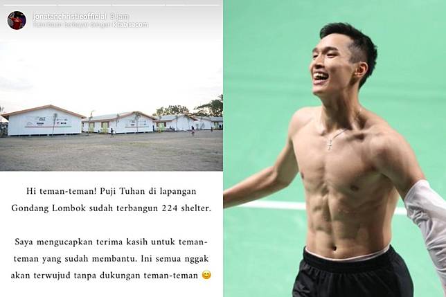 Kumpulkan dana hingga 1 M, Jojo bangun shelter di lombok