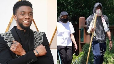 不戴口罩？「黑豹」查德維克博斯曼圍巾蒙面出門購物，網友爆笑吐槽：瓦干達破產了！