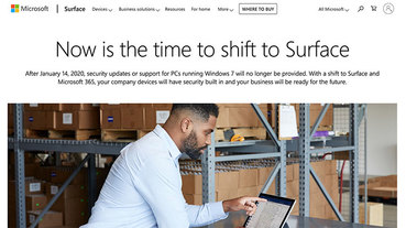 Windows 7 明日將亡，Microsoft ：不如買台 Surface 吧！