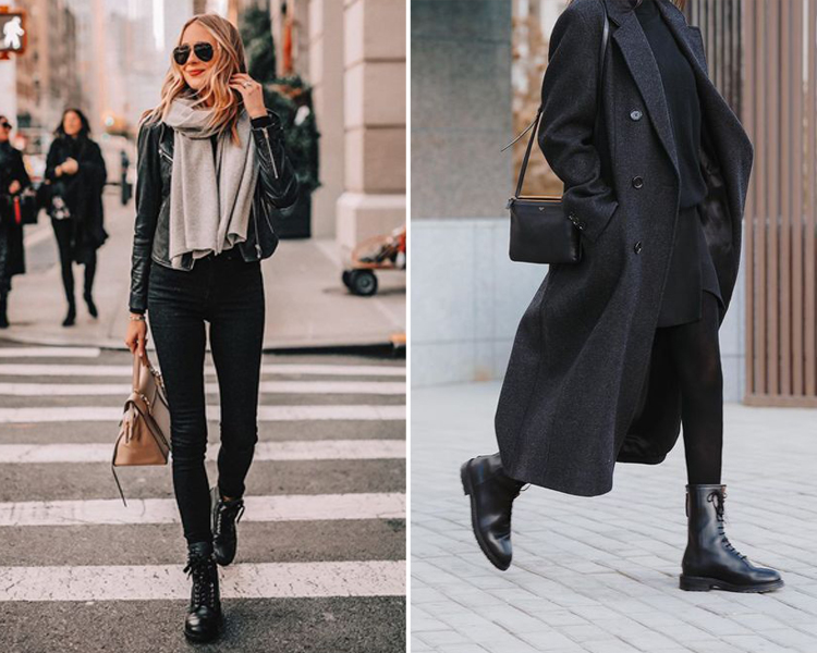 馬汀靴穿搭 黑色系穿搭