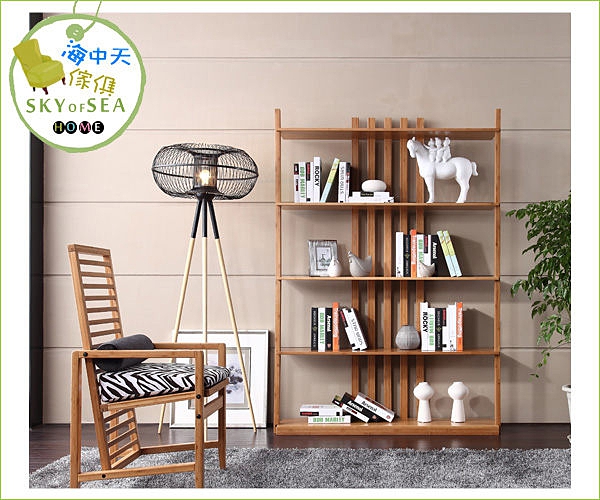 簡約時尚 竹製傢俱 S201 書報架