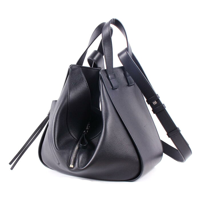 LOEWE(Ｌｏｅｗｅ)吊床小包手提包肩膀黑色
