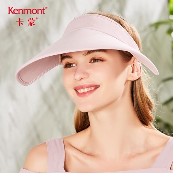 卡蒙女士帽子夏騎電瓶車太陽帽防曬遮陽帽青年戶外防紫外線大帽沿