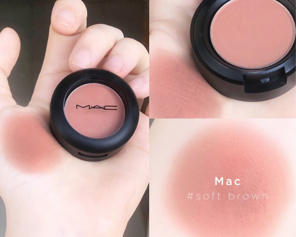 冷門打底色眼影推薦3：MAC 時尚焦點小眼影（#SOFT BROWN），NT.750