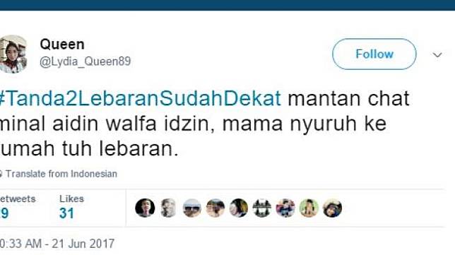 Kocak! Tanda Lebaran Sudah Dekat Versi Netizen