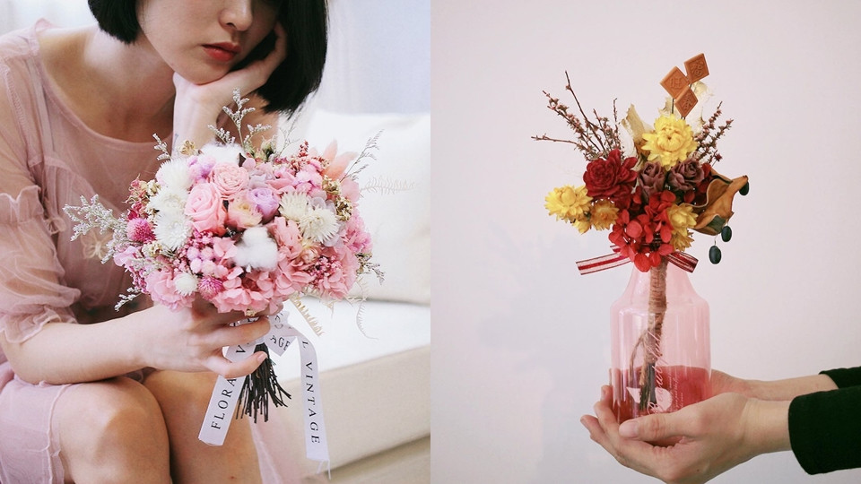 情人節多肉花禮盒 – 蔓蔓植愛&情人節多肉花束 – 一朵小植愛