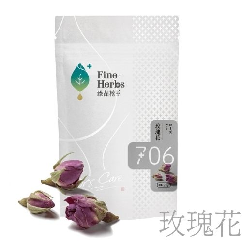 706玫瑰花 25g/0.88ozn適用：養顏美容、調節生理機能