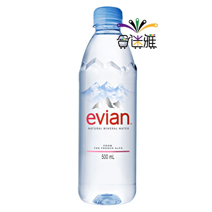 【免運直送】Evian天然礦泉水500ml(24瓶/箱)