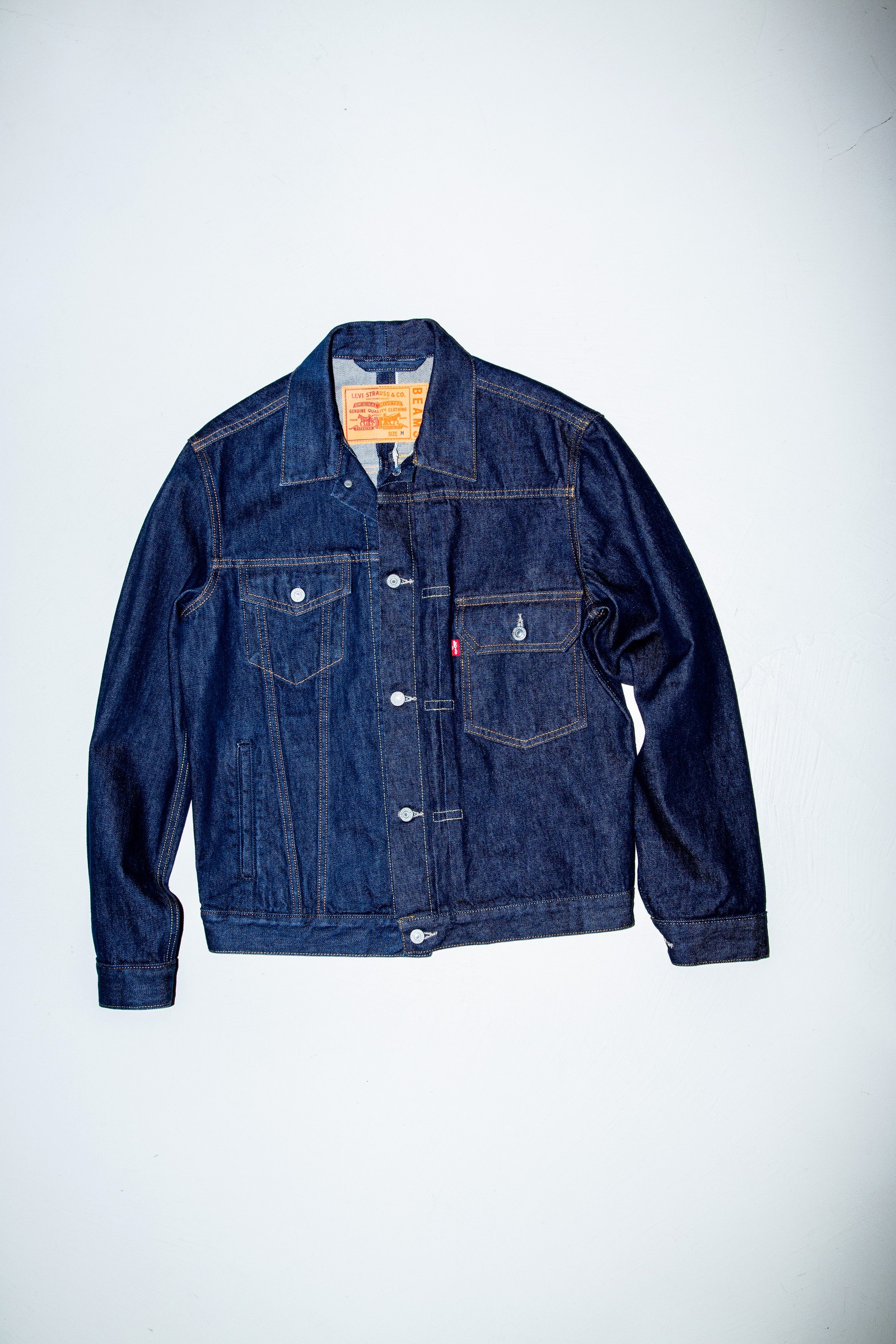 ヤマト工芸 新品 BEAMS × levi's インサイドアウト 1st Gジャン XL