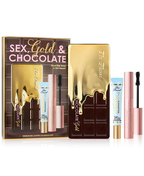 TOO FACED金色巧克力眼眼妝套裝組Sex, Gold & Chocolate Make-Up Collection