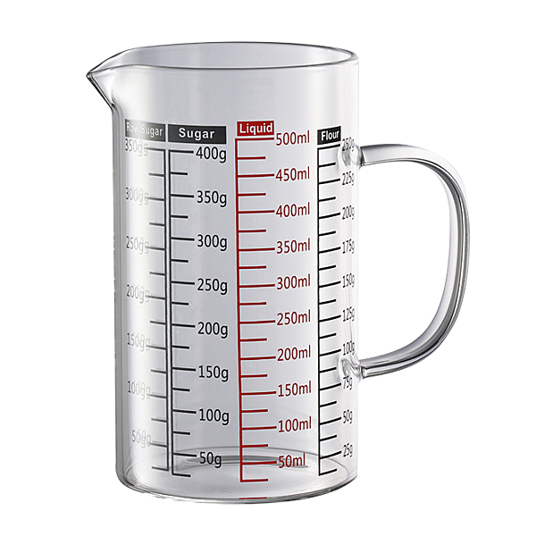 金時代書香咖啡 Tiamo 玻璃有柄量杯 500ml HG2190