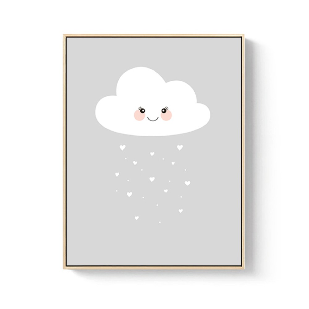 用愛包圍你 I-畫/沙發背景/兒童房/海報/早午餐/臥房掛畫/複製畫