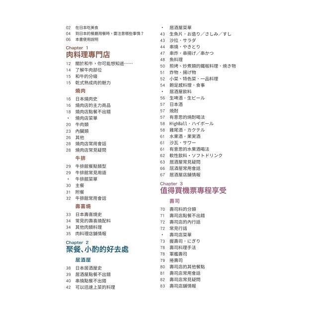 日本點餐完全圖解：看懂菜單╳順利點餐╳正確吃法，不會日文也能前進燒肉、拉麵、壽司、居酒屋10大類餐廳