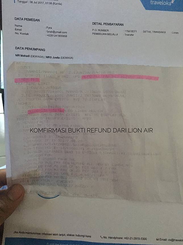 Parah! Tiket Pesawat Di-refund Sembarang Orang, Penumpang Ini Tak Jadi Hadiri Pernikahan Anaknya