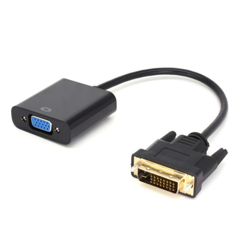商品特色：將完整的DVI信號轉換為VGA輸出 支援數位信號到模似信號的轉換 支援HDCP 支援1.0/1.1/1.2/1.3版本 安裝快捷、操作簡單，無需設置 ️ 內置轉換晶片，支援熱插拔 DVI視頻