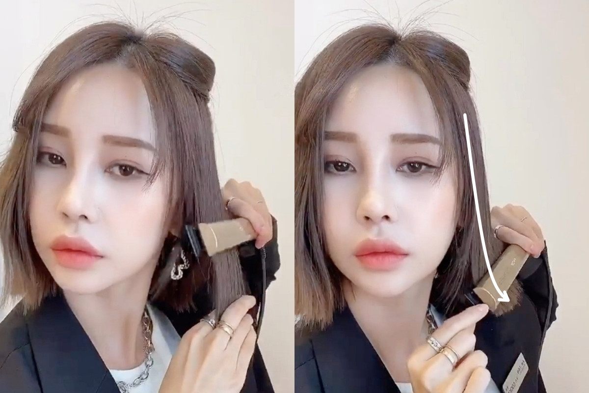 短髮平板夾、離子夾髮型教學2：小外翹捲度短髮