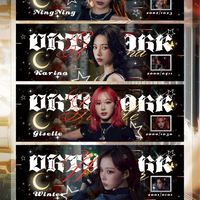 kpop男女團自印貼紙拼團