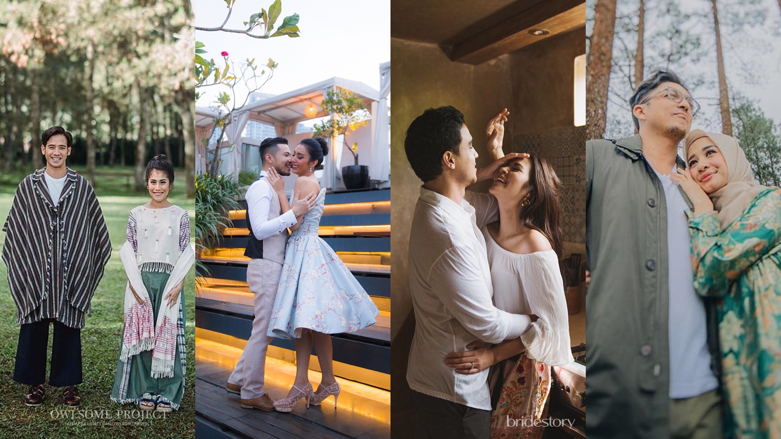 7 Momen Prewedding Sederhana Selebriti Indonesia