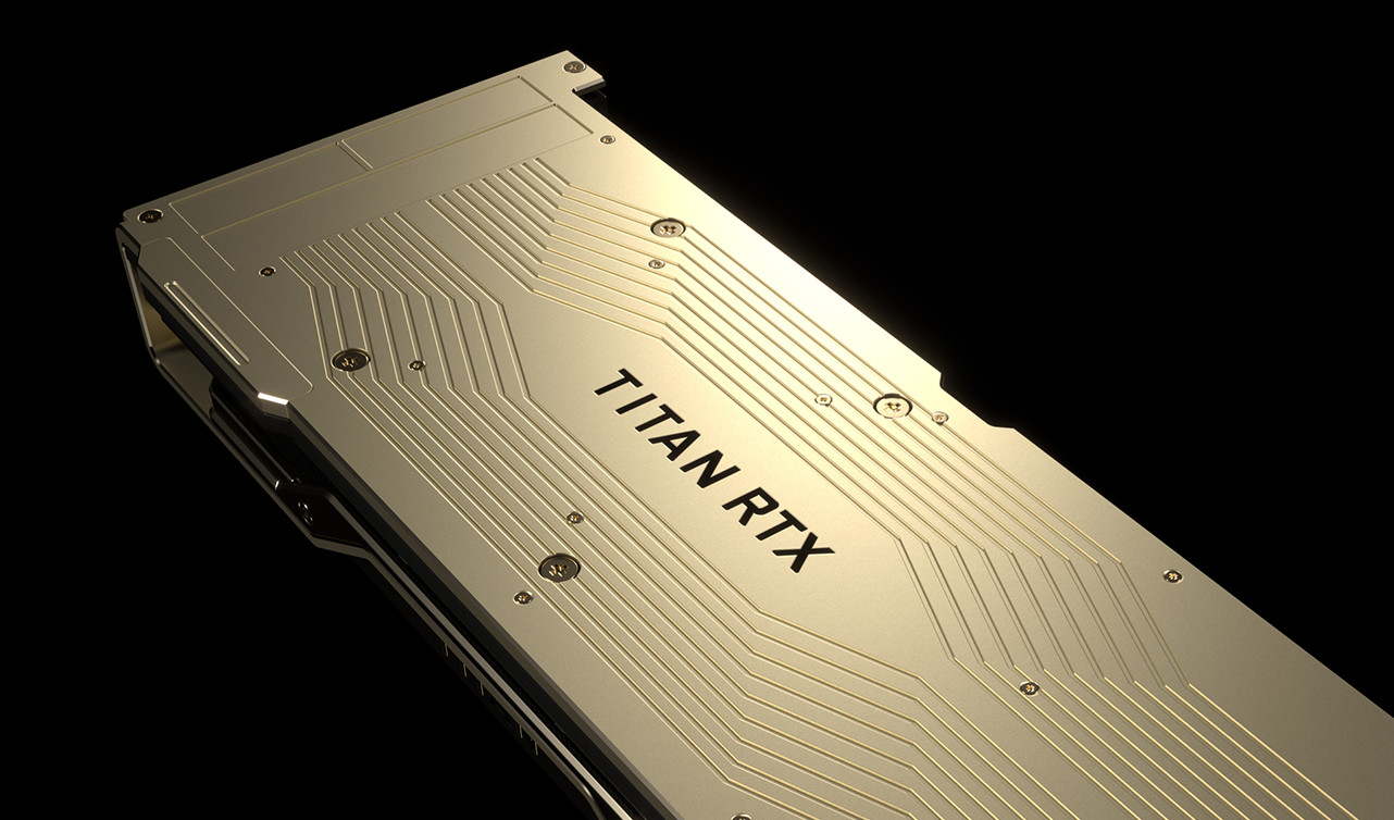 Titan RTX 需佔去雙槽位的散熱器外觀改為<a href=