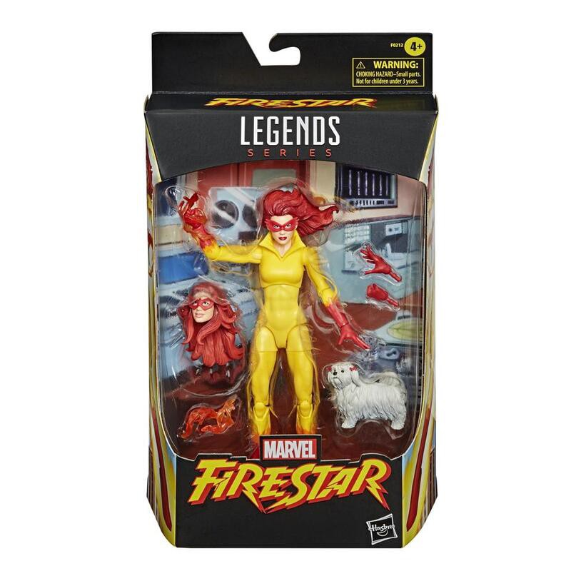 【孩之寶Hasbro】漫威傳奇6吋人物- FIRESTAR HF02121) 設計靈感來自漫威電視宇宙系列2) 傳奇6吋系列，人偶皆高度細節設計且多關節可動, 含BAF角色身體配件3) 年齡: 4+ 