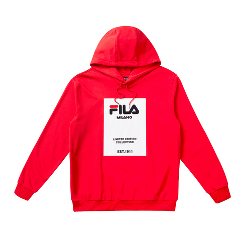 FILA #米蘭ICONIC系列 長袖T恤-紅色 1TET-1811-RD