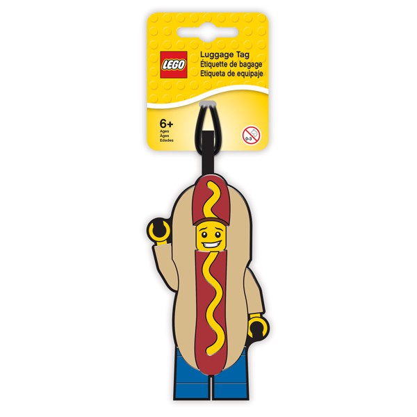 LEGO 樂高熱狗人造型吊牌【必買站】樂高文具系列