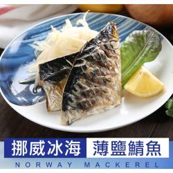 ◎每一尾鯖魚都是在野生環境中長成，北大西洋冰冷純淨的海水讓鯖魚擁有甜美新鮮的肉質，每一尾鯖魚從漁船捕撈上岸後立即採用低溫急速冷凍藏住新鮮。|◎|◎主商品：挪威薄鹽鯖魚(230g±10%/包)(2片一包