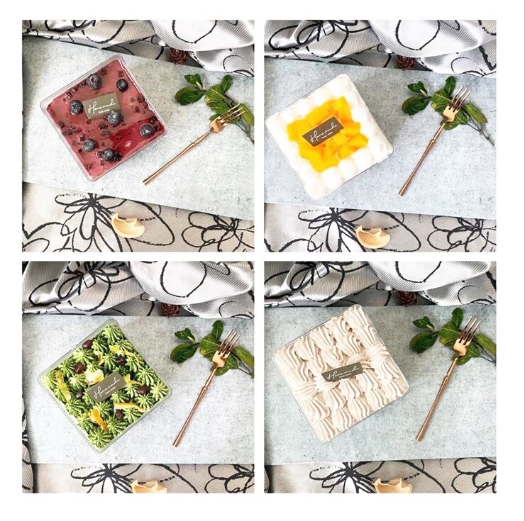 芒菓方盒子*巧克力藍莓寶盒*芋泥方盒子*抹茶紅豆寶盒(4入組)~聚會甜點~彌月蛋糕~團購美食~伴手禮