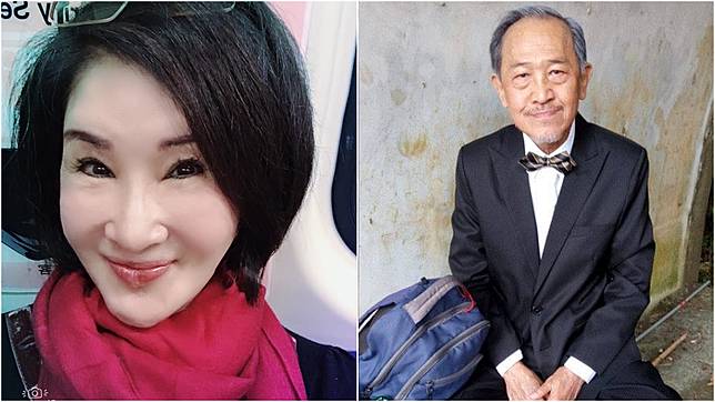 恬娃遭小戽斗遺孀痛批，亂入小戽斗告別式還亂受訪。（圖／翻攝自范月娟臉書、小戽斗臉書)
