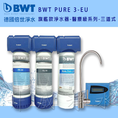 BWT榮獲ISO9001、ISO14001、NSF(活性碳濾材)及通過SGS水質檢驗標準。