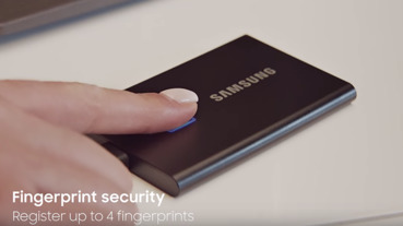 Samsung 新世代隨身 SSD 想用內建指紋辨識器守護你的珍藏（？）資料