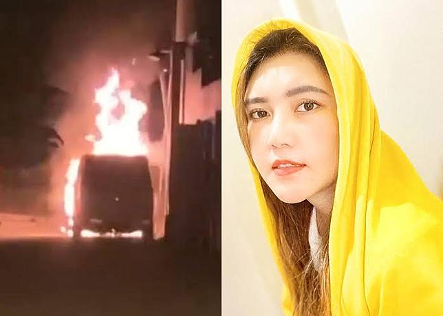MOBIL Toyota Alphard milik Via Vallen yang dibakar orang tak dikenal, kini pelaku sudah diamankan polisi.*