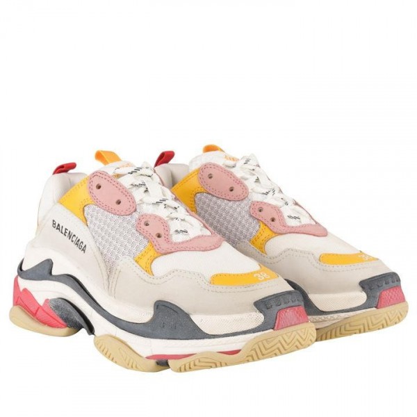 Balenciaga Triple S 女款運動鞋 玫瑰多色 IT 39/40