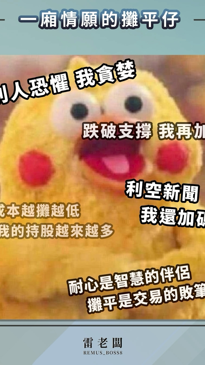 雷老闆帶你賺【從0抱豹】核心實戰籌碼群（207）