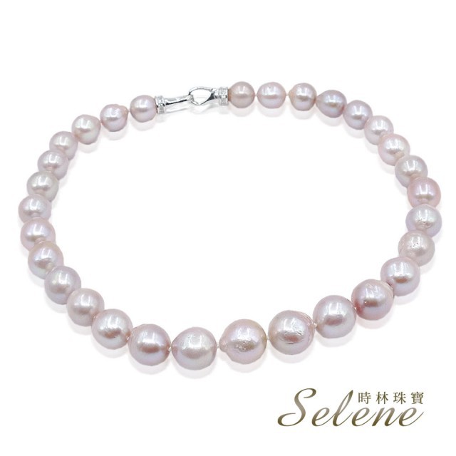 【Selene】奢華粉嫩淡水珍珠項鍊(11-13mm)