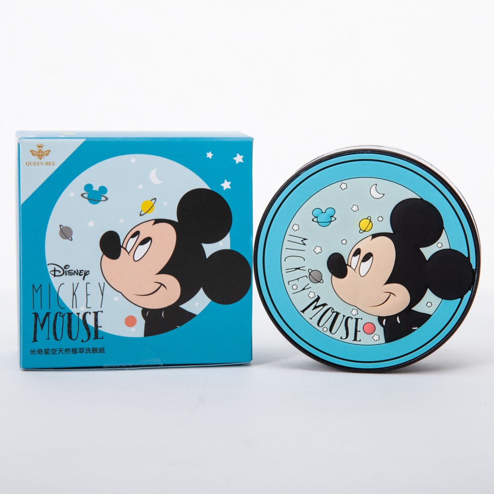 #生活工場 #WORKINGHOUSE【產品特色】‧可愛的米奇隨身帶著走，可當隨身鏡‧天然植萃洗臉紙，輕鬆洗卸，一 紙 搞定‧植物性SGS檢驗潔膚配方，適合全家各種膚質【商品規格】 內容物：洗臉紙 尺