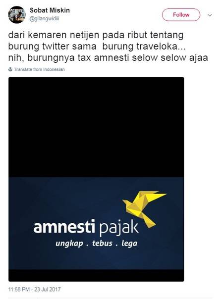 8 Twit Kocak Logo Burung Twitter & Traveloka, Bikin Senyum Kecut!