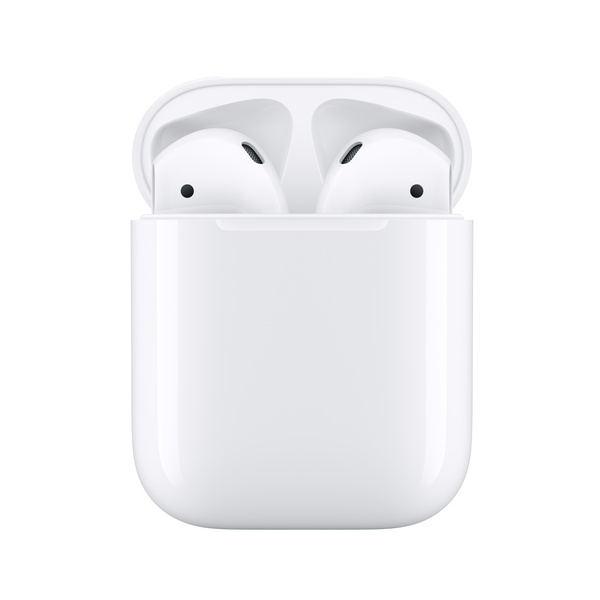全新 AirPods 重新詮釋無線耳機的使用體驗，只要從充電盒中取出，就能立即搭配你的 iPhone、Apple Watch、iPad 或 Mac 使用。