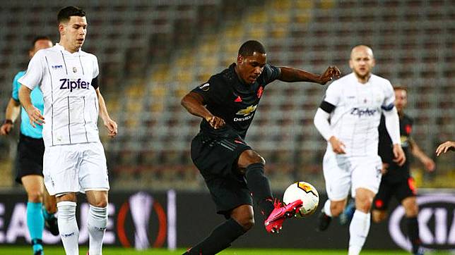 Manchester United's Odion Ighalo scores their first goal during the match Europa League Round of 16 First Leg between LASK Linz vs Manchester United at Linzer Stadion, Linz, Austria, March 12, 2020. REUTERS/Lisi Niesner