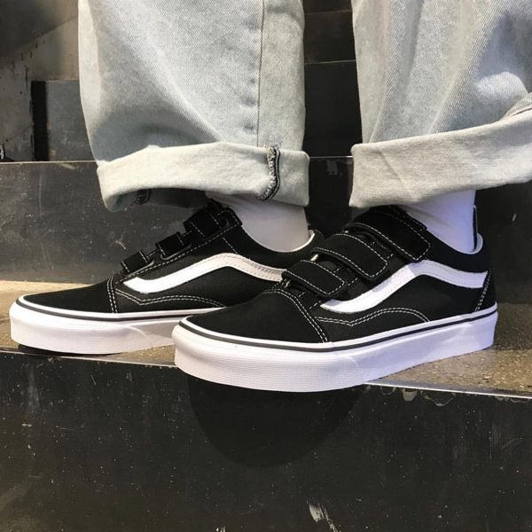 Vans Old Skool 黑白 魔鬼氈 基本款 滑板鞋 經典 帆布鞋 VN0A3D29OIU