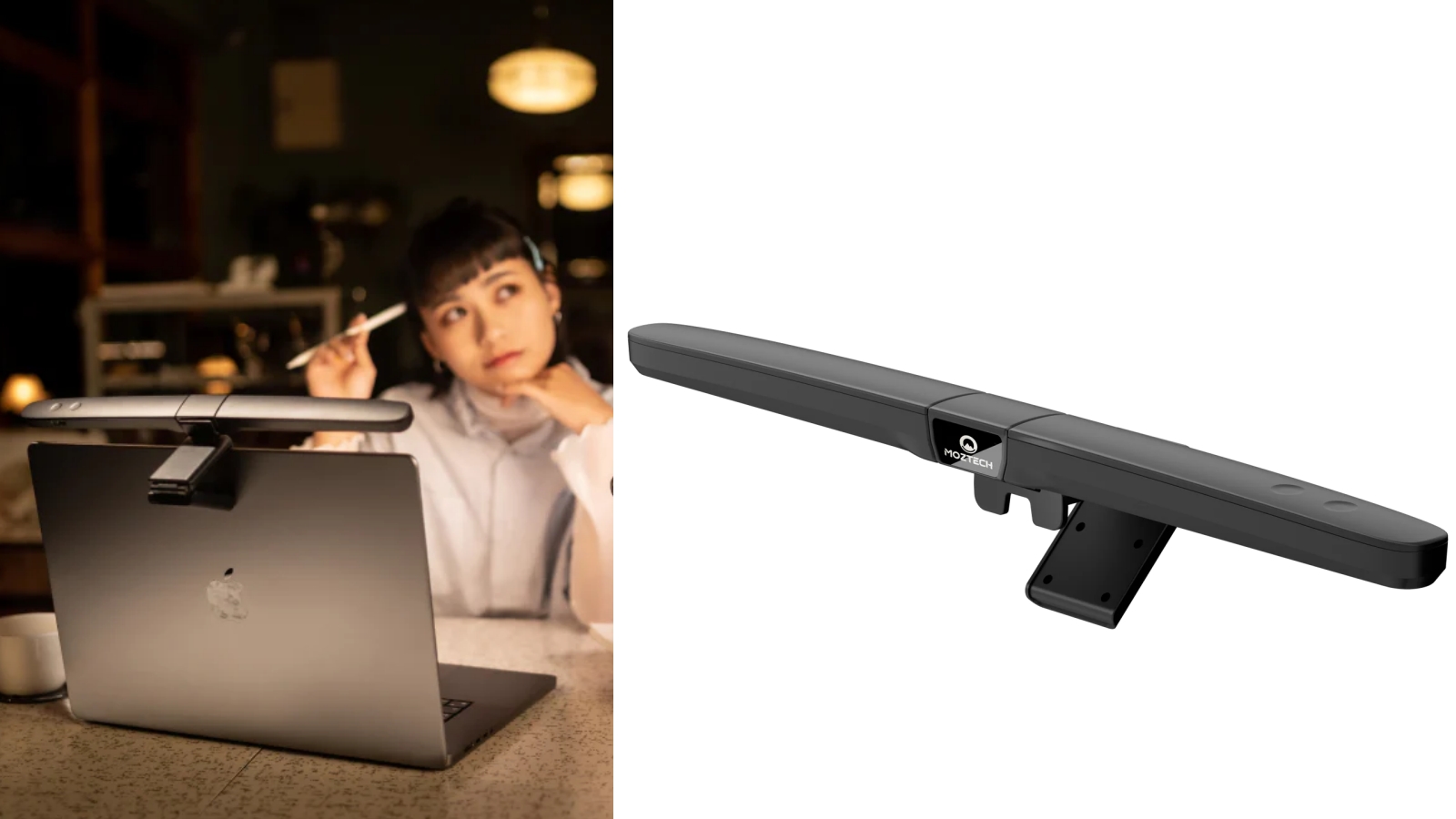 螢幕掛燈盤推薦3：【MOZTECH】喀喀螢幕燈