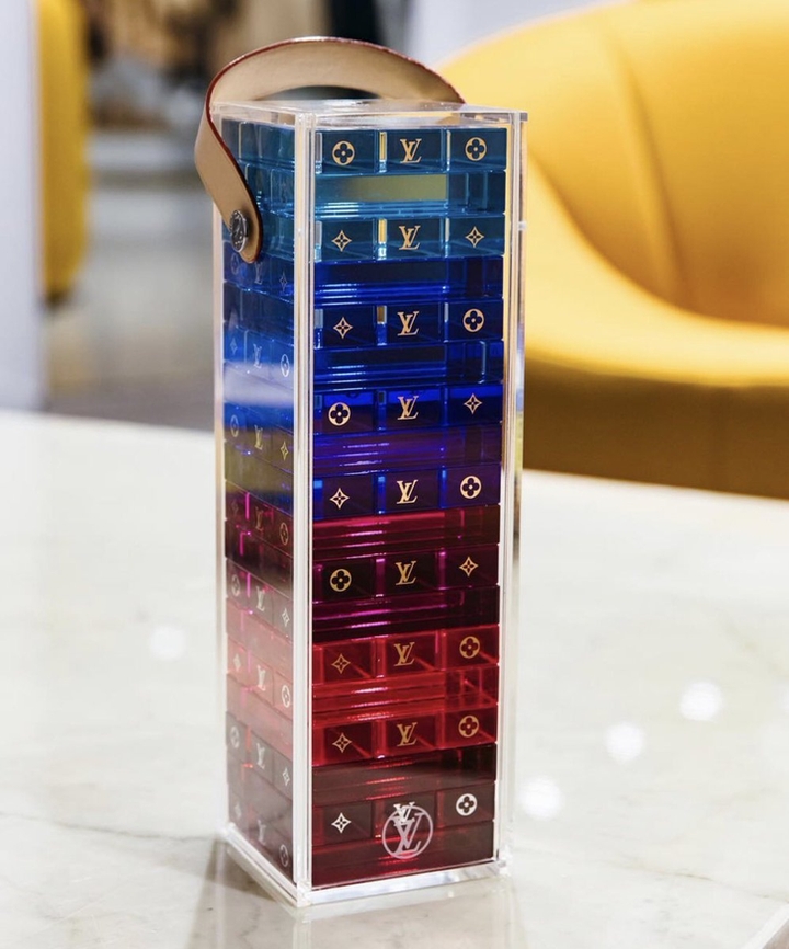 LV 跨界無極限，將推出富人版積木疊疊樂，一組要賣 7 萬多，考驗時尚粉絲荷包深度