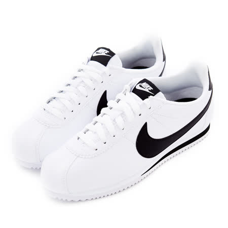NIKE 女鞋 阿甘鞋 休閒鞋 WMNS CLASSIC CORTEZ LEATHER 白-807471101